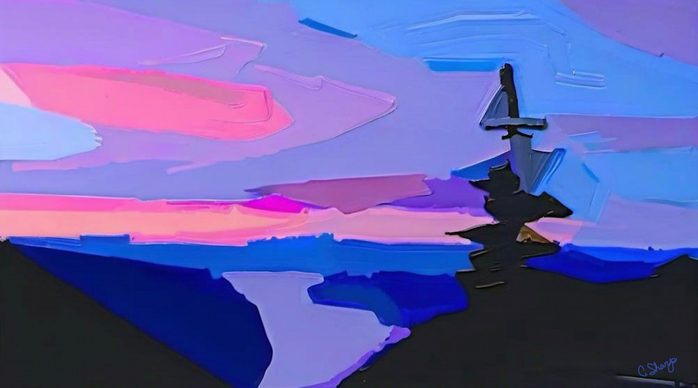 Gorge Sunset Art | csharp art