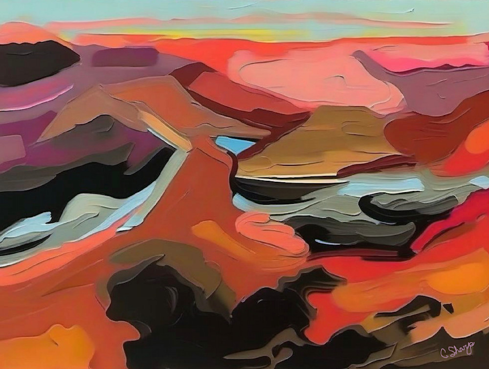 Grand Canyon   Golden Hour Art | csharp art