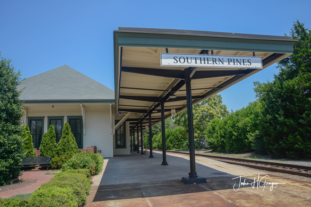 Southern Pines Nc Depot Photography Art | John Grogan Photography