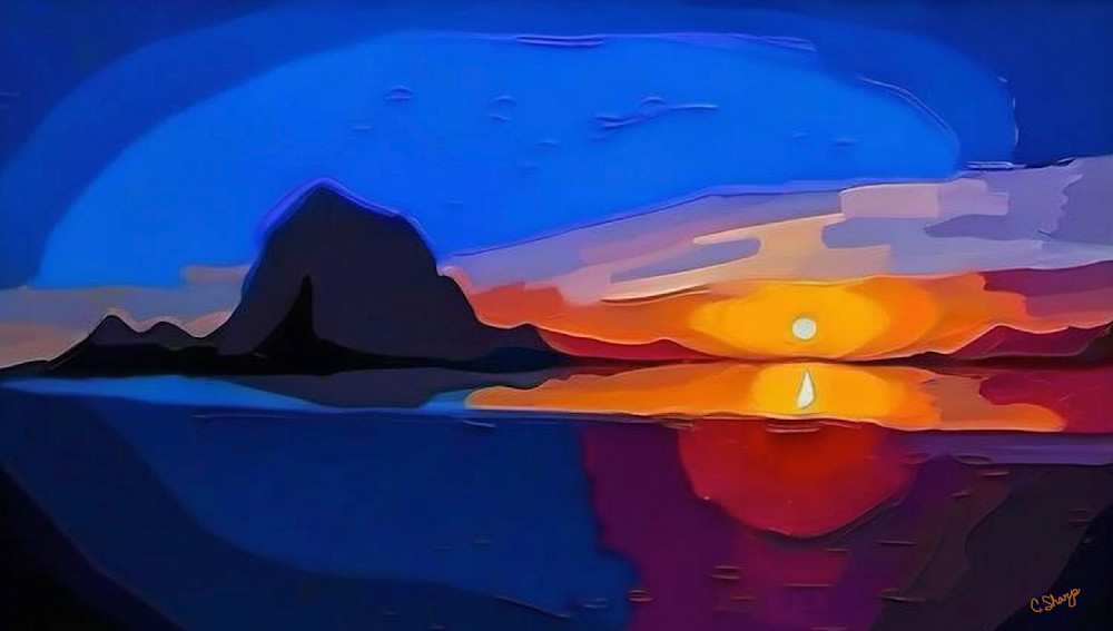 Cannon Beach Sunset Art | csharp art