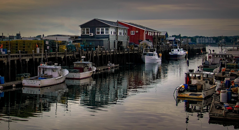 Morning Stillness At Portland’s Lobster Docks Photography Art | 910photography