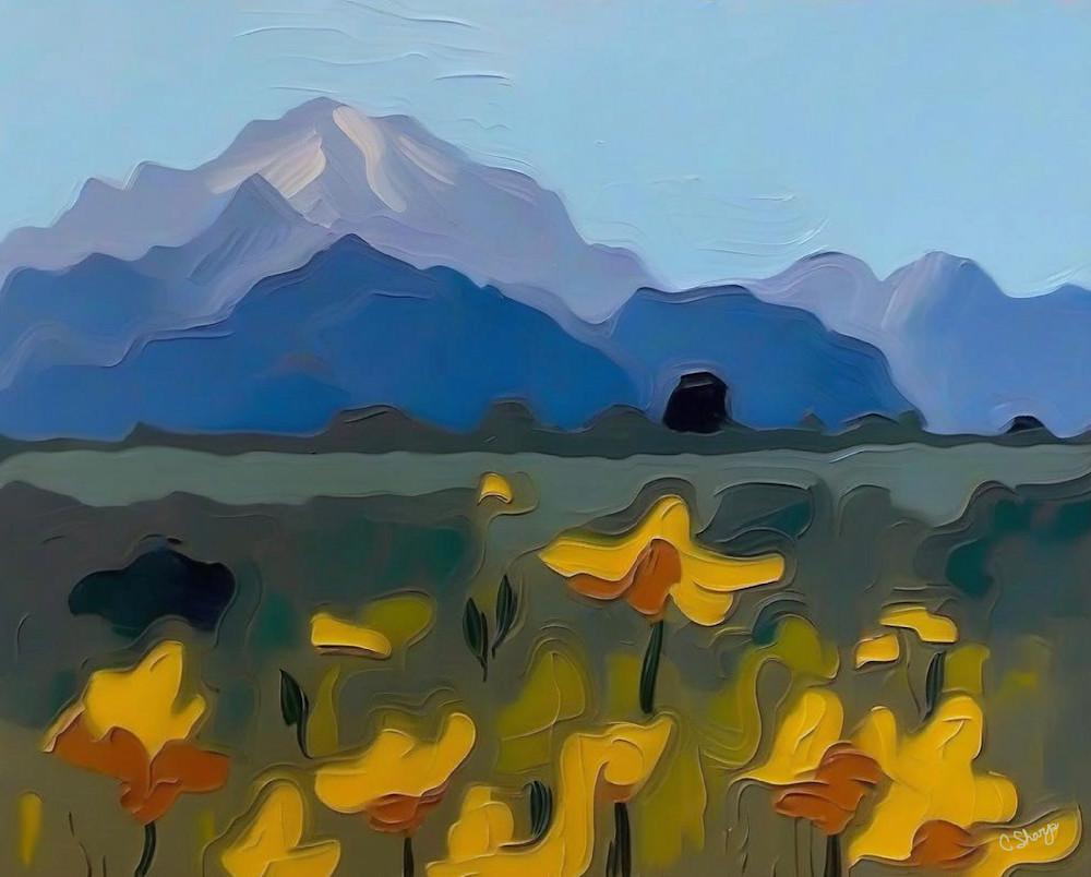 Teton Wildflowers Art | csharp art