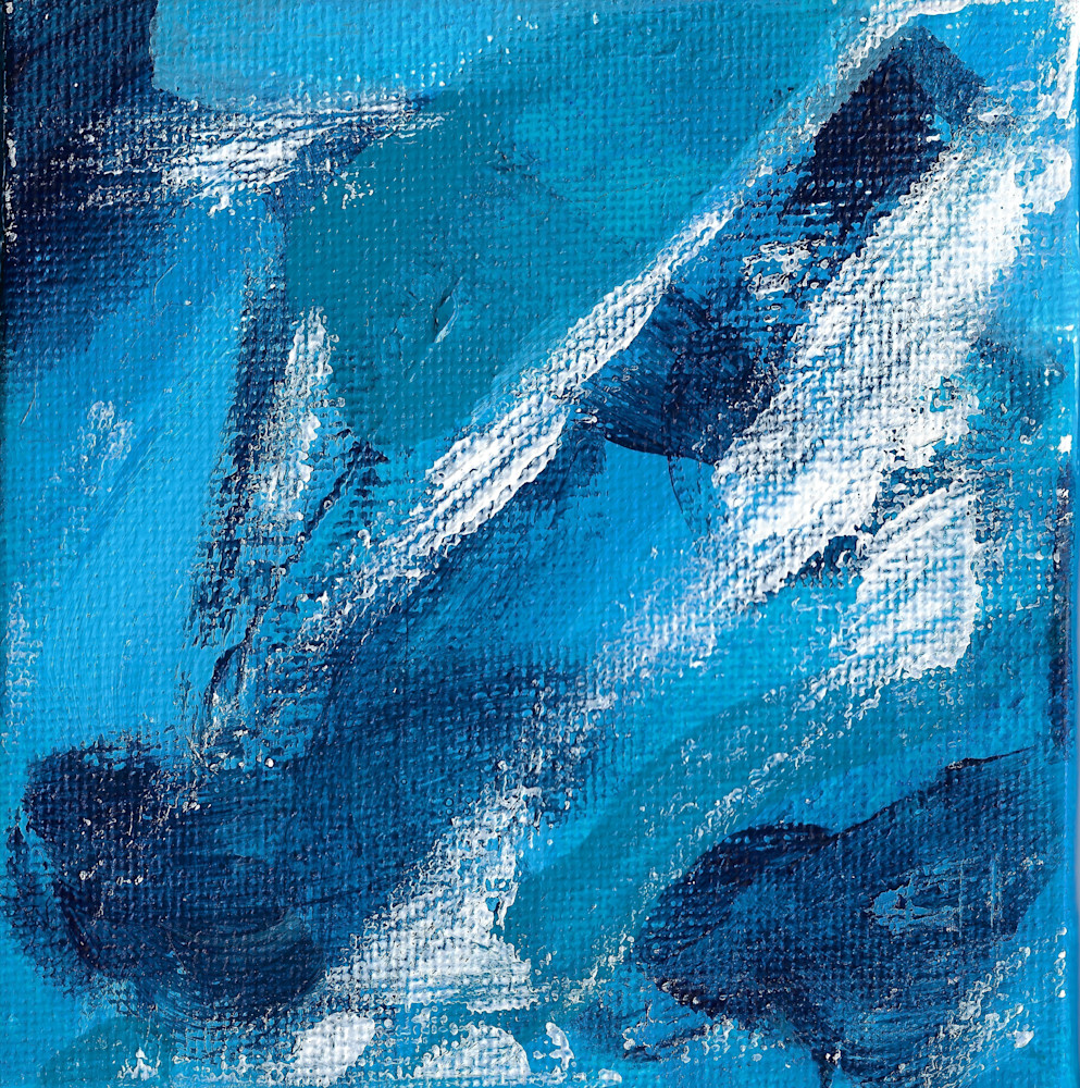 Fragments Of Blue 2 Art | Allyson J Thomas Art