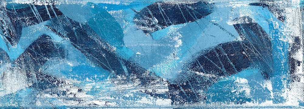 Fragments Of Blue Art | Allyson J Thomas Art