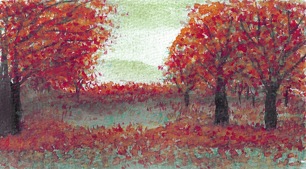 Fall Field Art | Allyson J Thomas Art