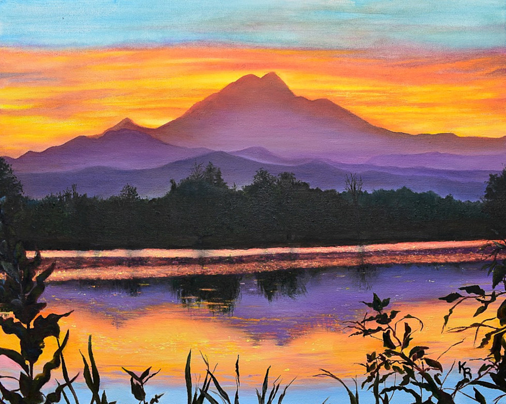 Sunset On Golden Pond Art | Artistic Touch Creations