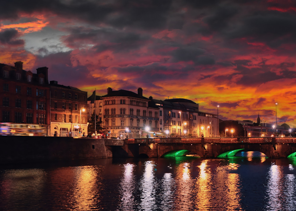Nightfall On Dublin Art | tommurray