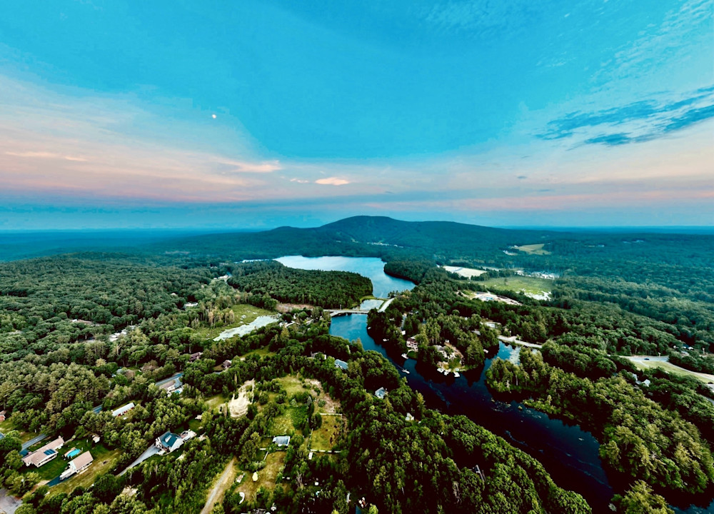 Wyman Ponds Evening Palette Photography Art | Artistic Insights Aerial Photography