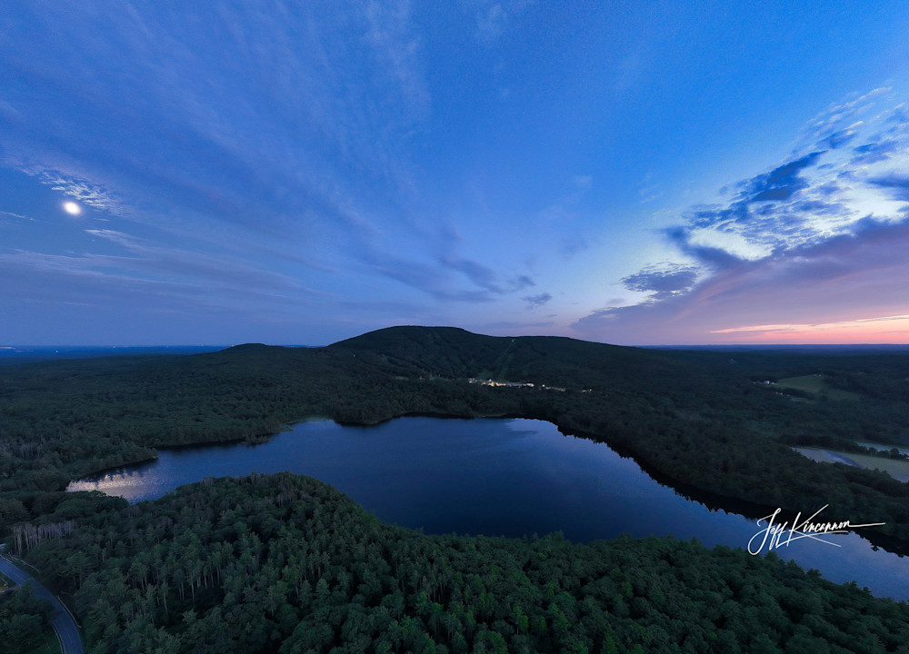 Blue Haze Over Wyman Photography Art | Artistic Insights Aerial Photography