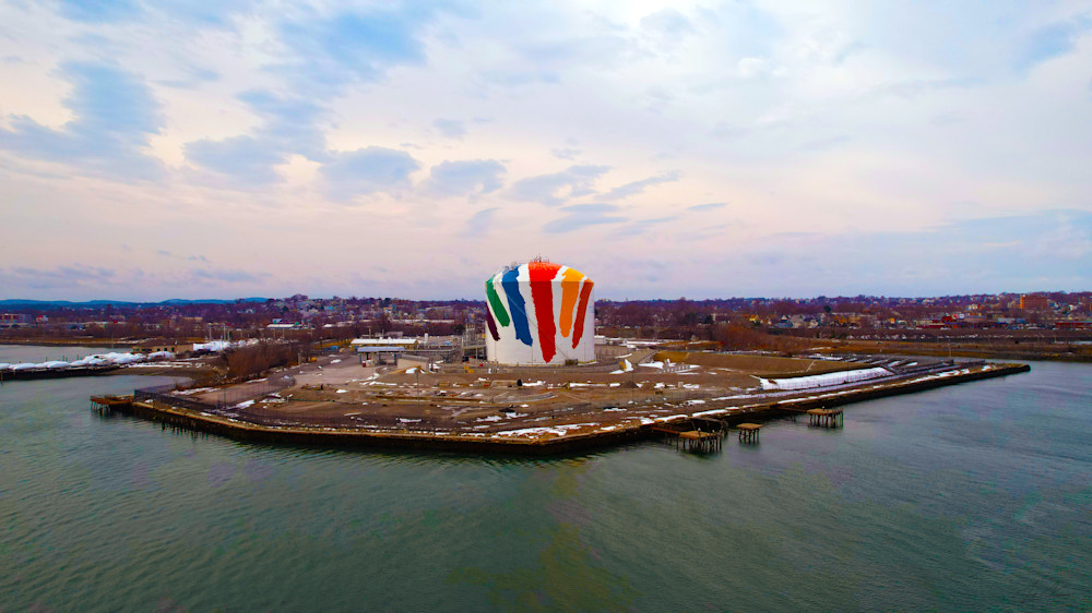 Boston Gas Tank Photography Art | Artistic Insights Aerial Photography