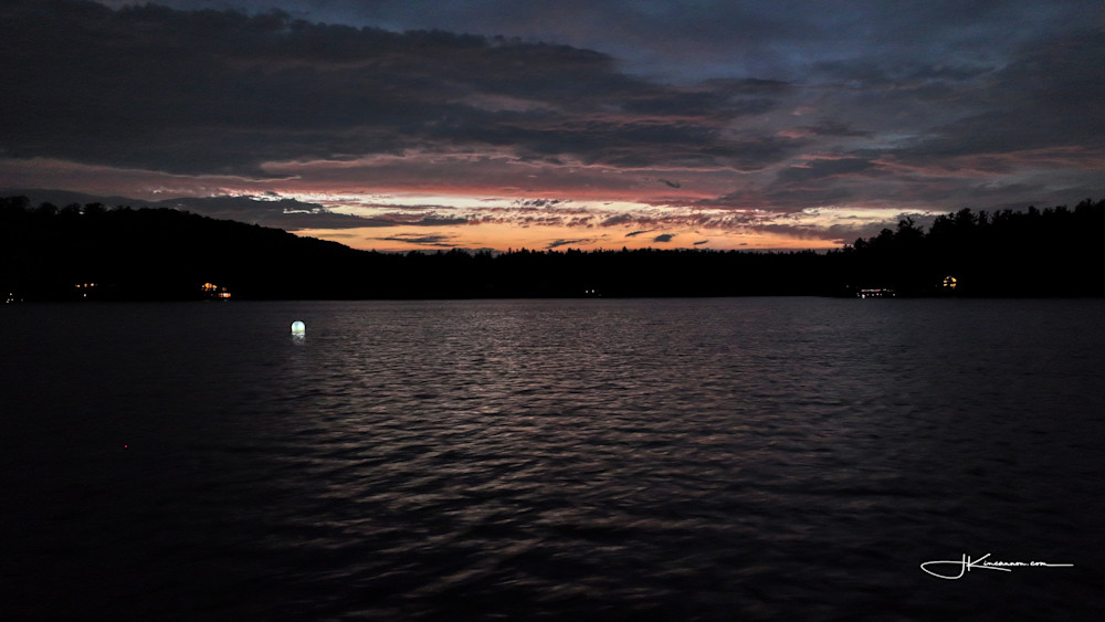 Summer Storm Over Wyman Pond Photography Art | Artistic Insights Aerial Photography