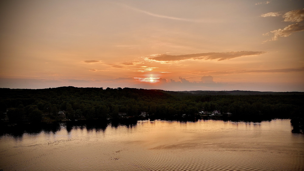 June Nights On Wyman Pond Photography Art | Artistic Insights Aerial Photography