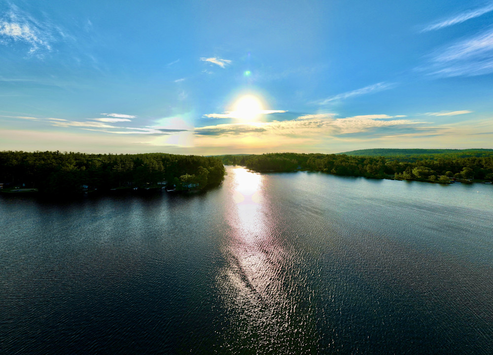 Yellow Skies Over Wyman Photography Art | Artistic Insights Aerial Photography