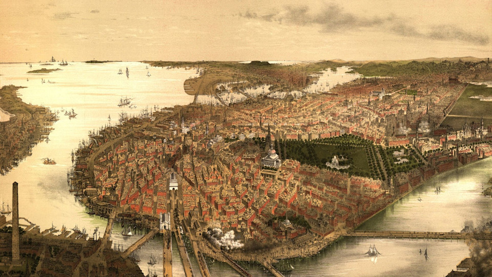 Old Time Boston Photography Art | Artistic Insights Aerial Photography