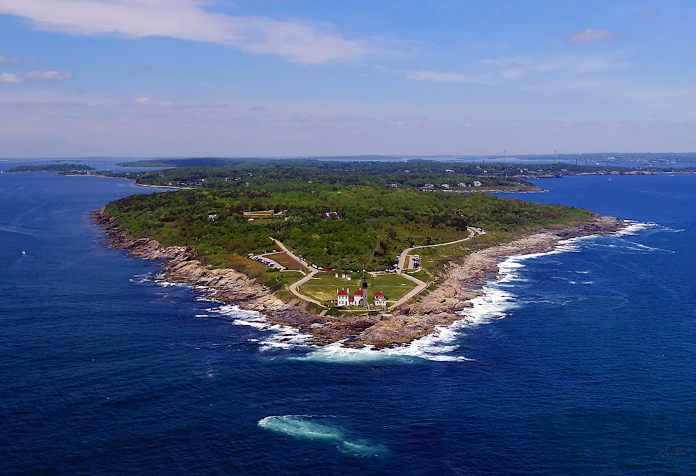 Newport Light House Photography Art | Artistic Insights Aerial Photography