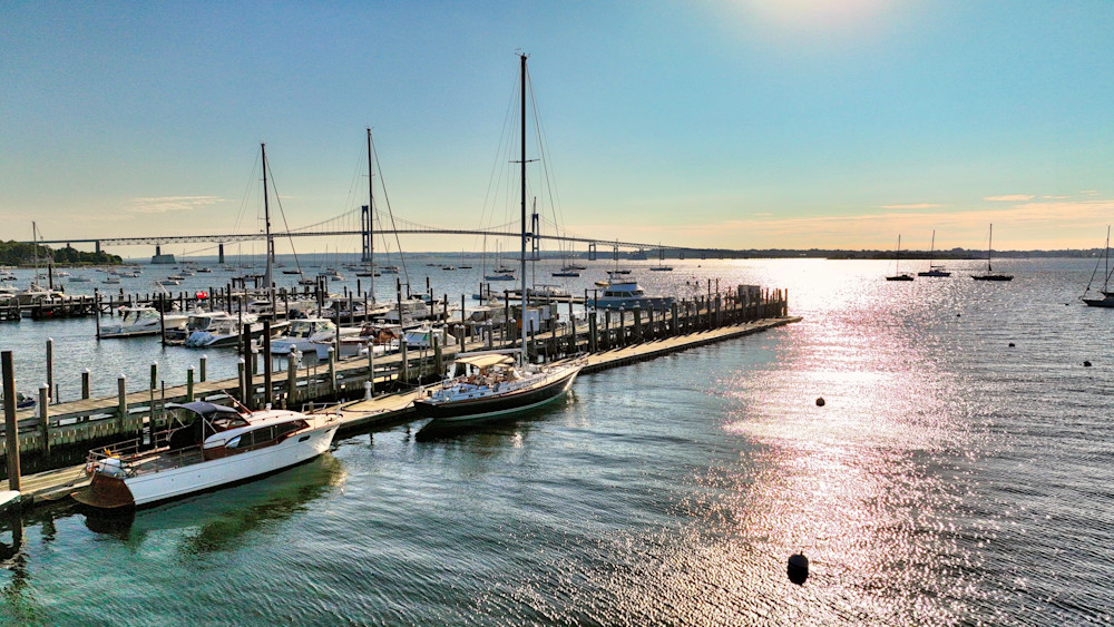 Safe Harbor Jamestown Boatyard Photography Art | Artistic Insights Aerial Photography