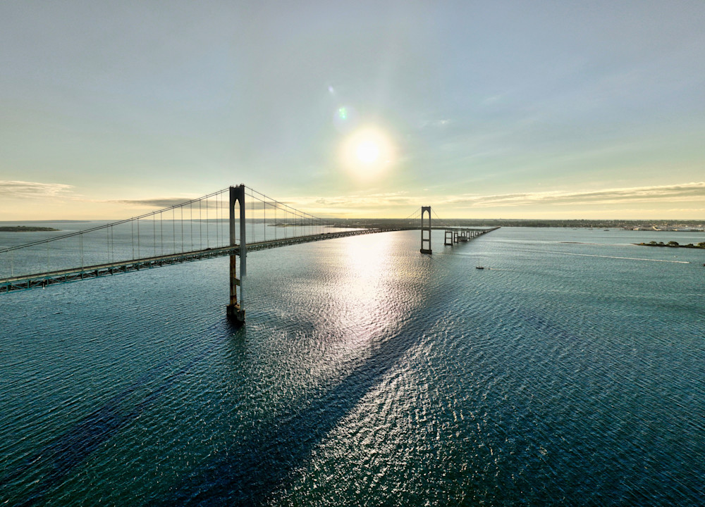 The Narragansett Bay Connector View Photography Art | Artistic Insights Aerial Photography