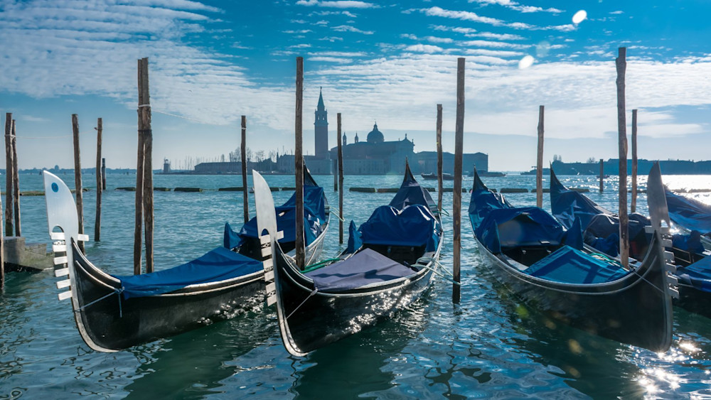 Venice Gondola Photography Art | Artistic Insights Aerial Photography