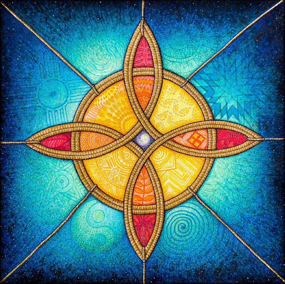 Celtic Abundance Knot – Sacred Geometry Art by Kristen Palana for Prosperity, Balance & Manifestation