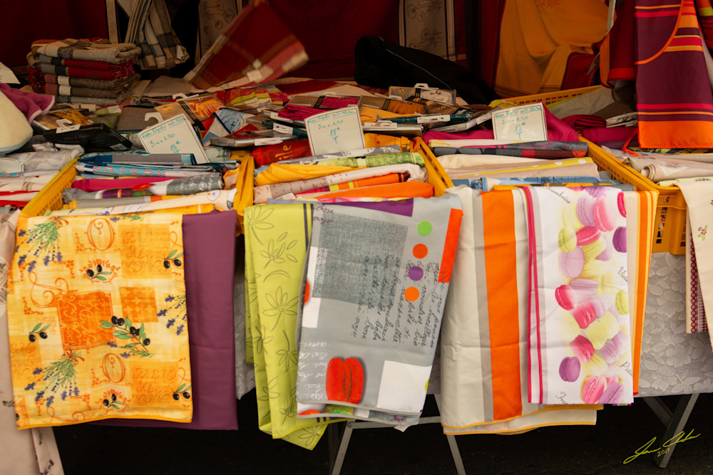 The Fabric stand at the Marketplace in Libourne