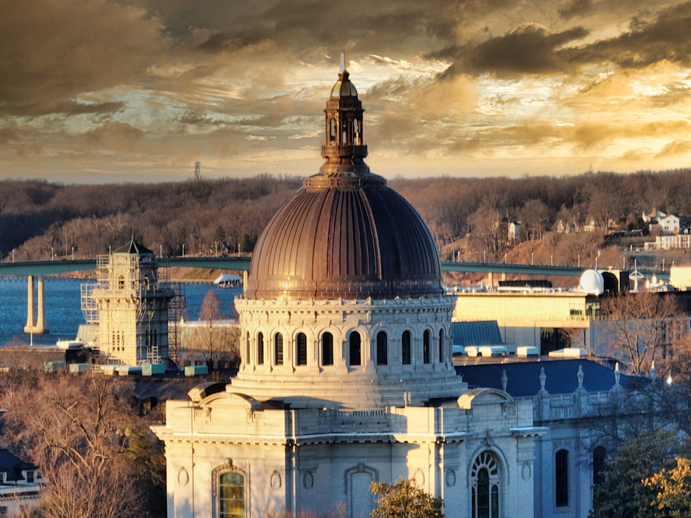 Naval Legacy At Sunset Photography Art | Artistic Insights Aerial Photography