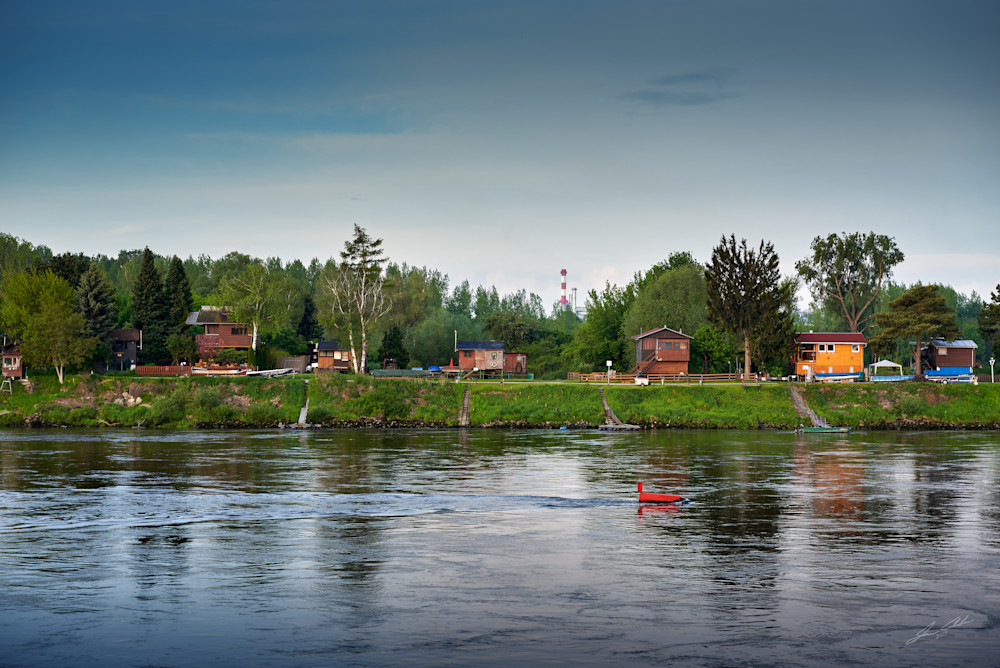 Vienna Riverbank Houses Photography Art | James Adams Photography