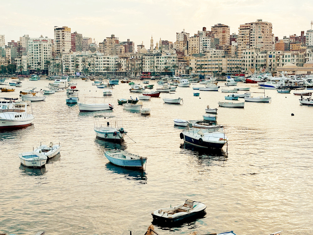 The Port Of Alexandria, Egypt Photography Art | Gate 58