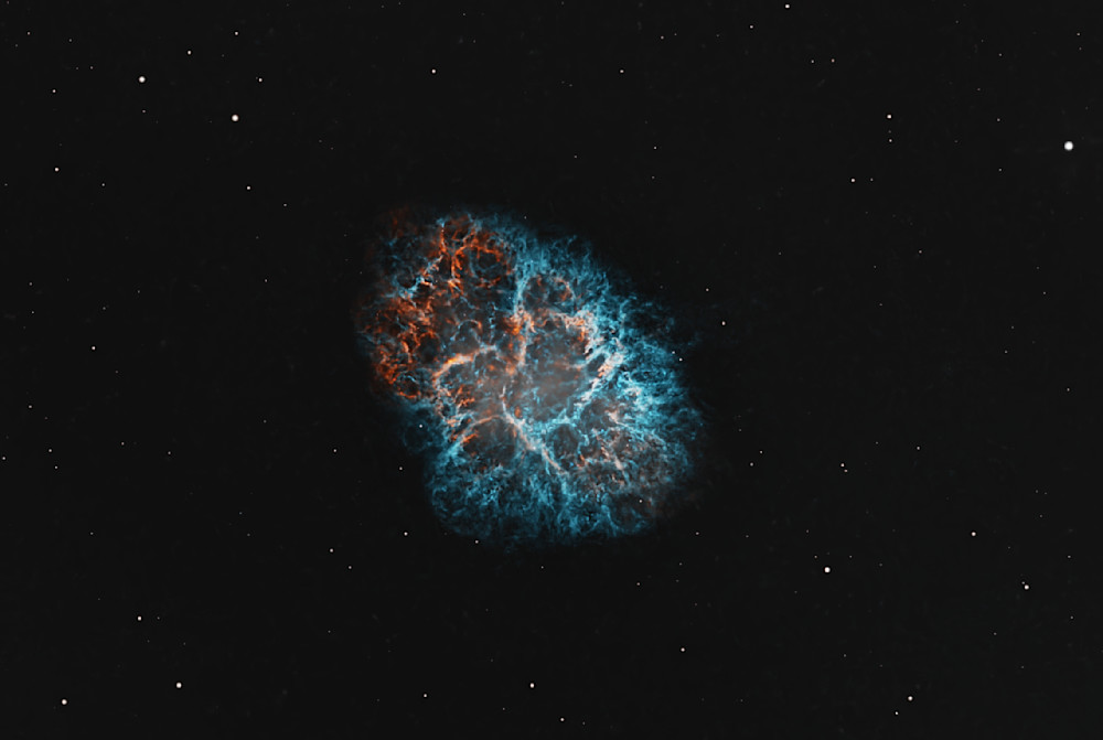Crab Nebula   M1   Wide Field (Shh) Photography Art | MaximAstroPhoto