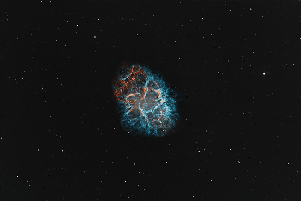 Crab Nebula   M1   Wide Field (Shh) Photography Art | MaximAstroPhoto