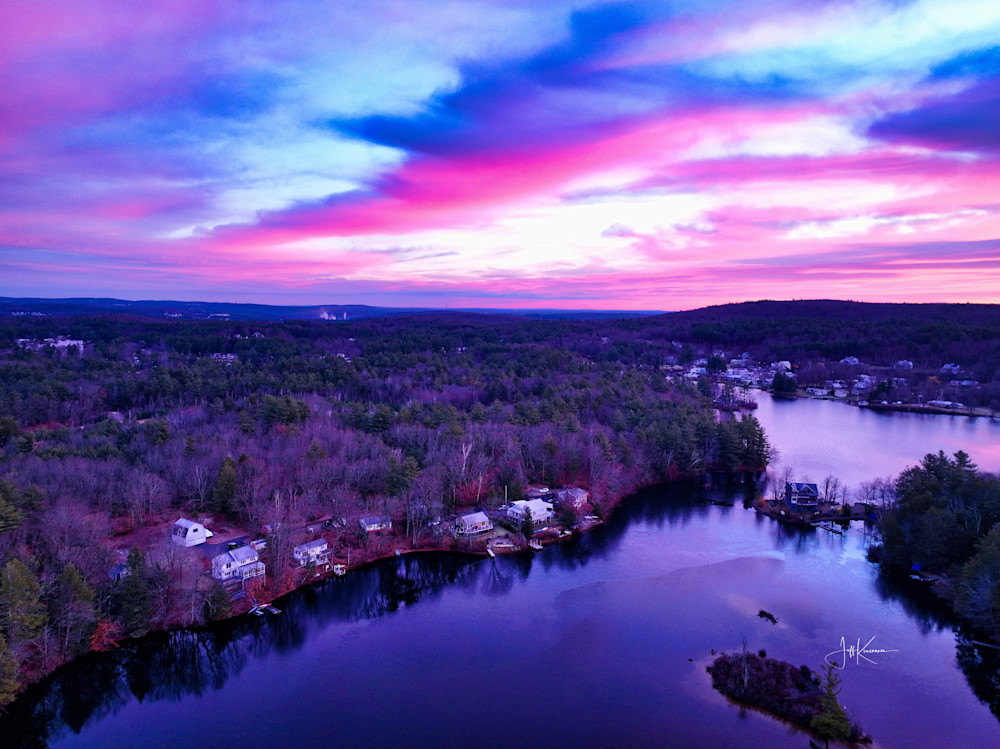 Wyman Watercolor Sunset Photography Art | Artistic Insights Aerial Photography