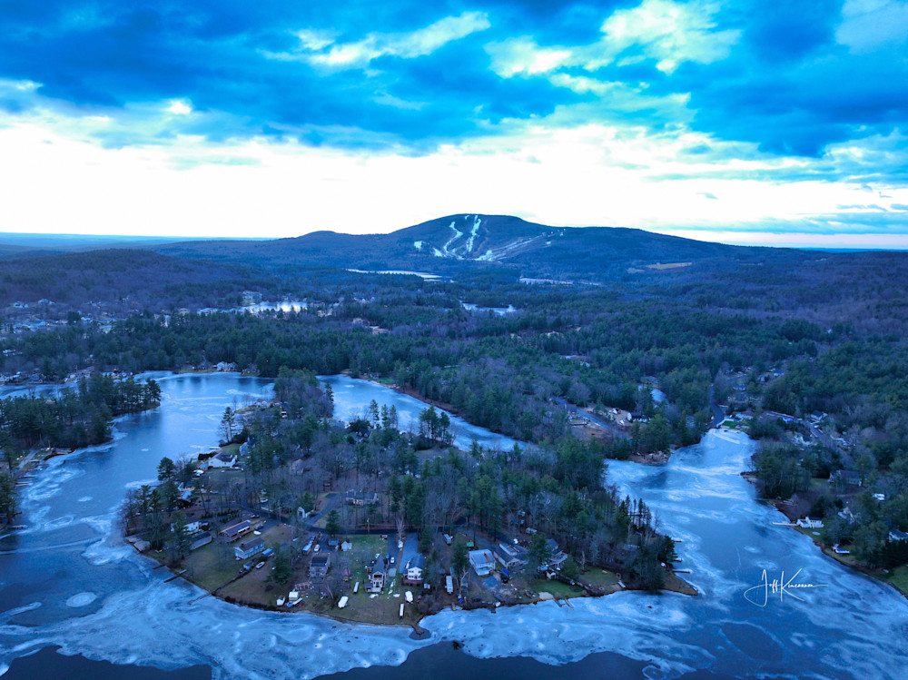 A New Day At Wyman Pond Photography Art | Artistic Insights Aerial Photography