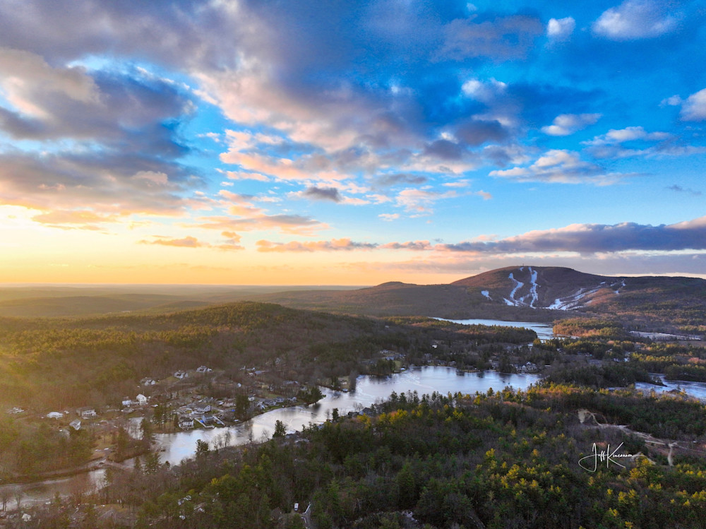 Wyman Pond Awakens Photography Art | Artistic Insights Aerial Photography