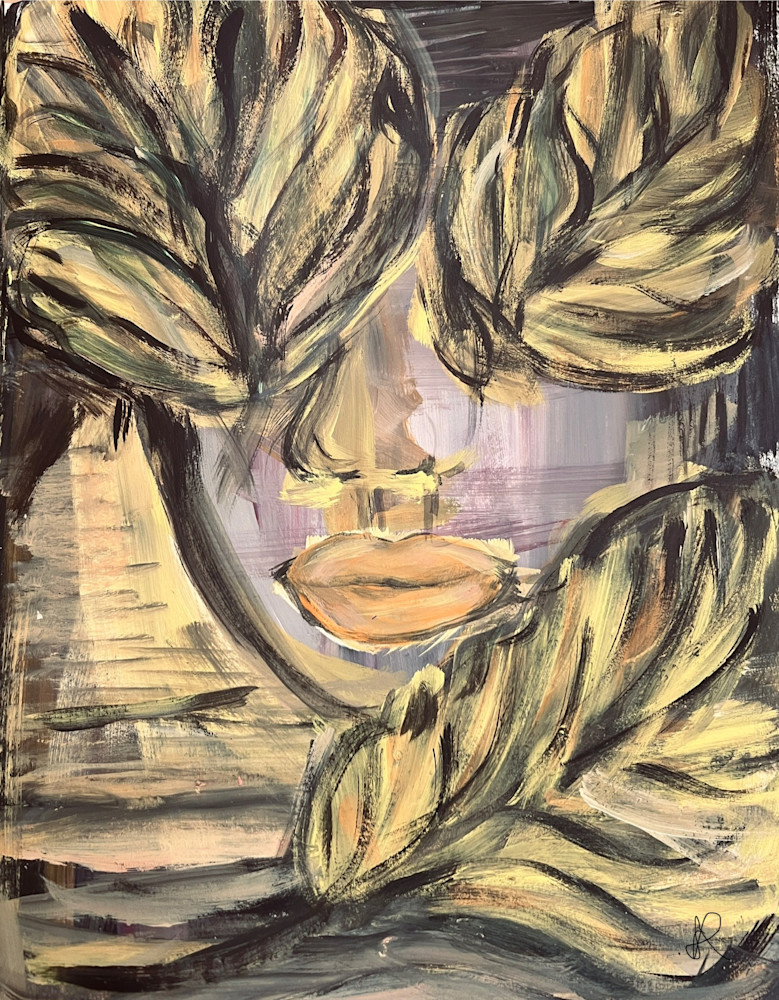 Lady In Her Plants Art | See Lee Art of expression 