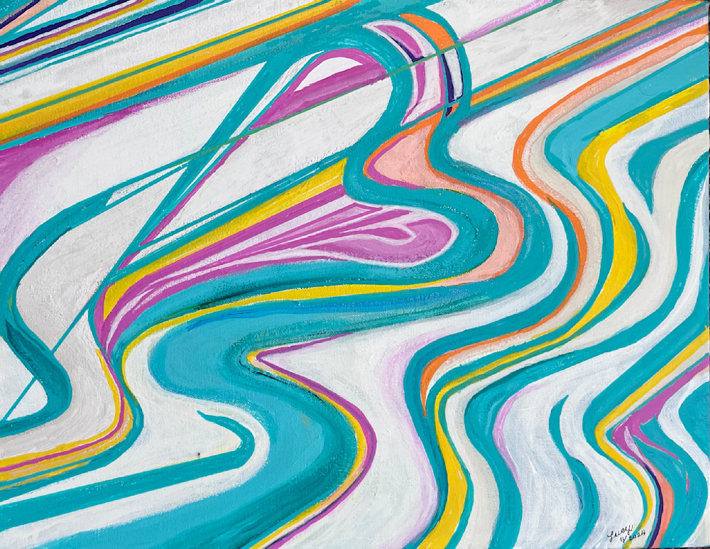 When The Heart Leans Art | artbotique:  Art and Prints by Lucy