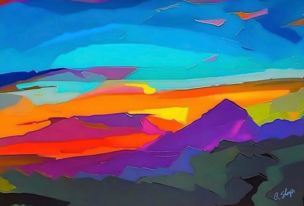 Sedona Aurora Iii Art | csharp art