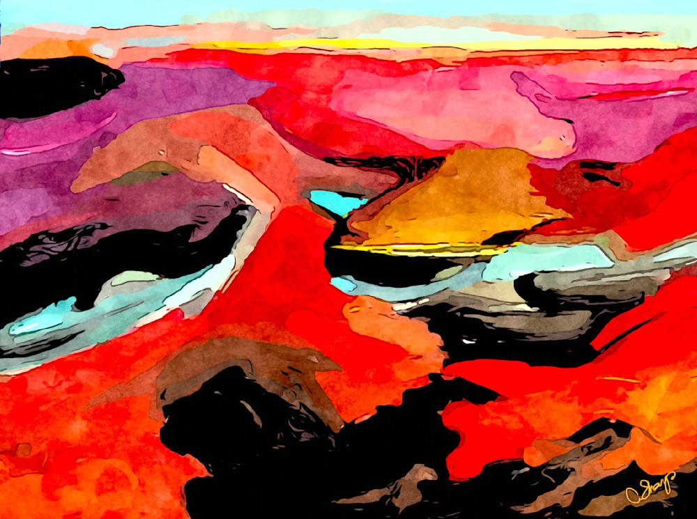 Grand Canyon Up Art | csharp art