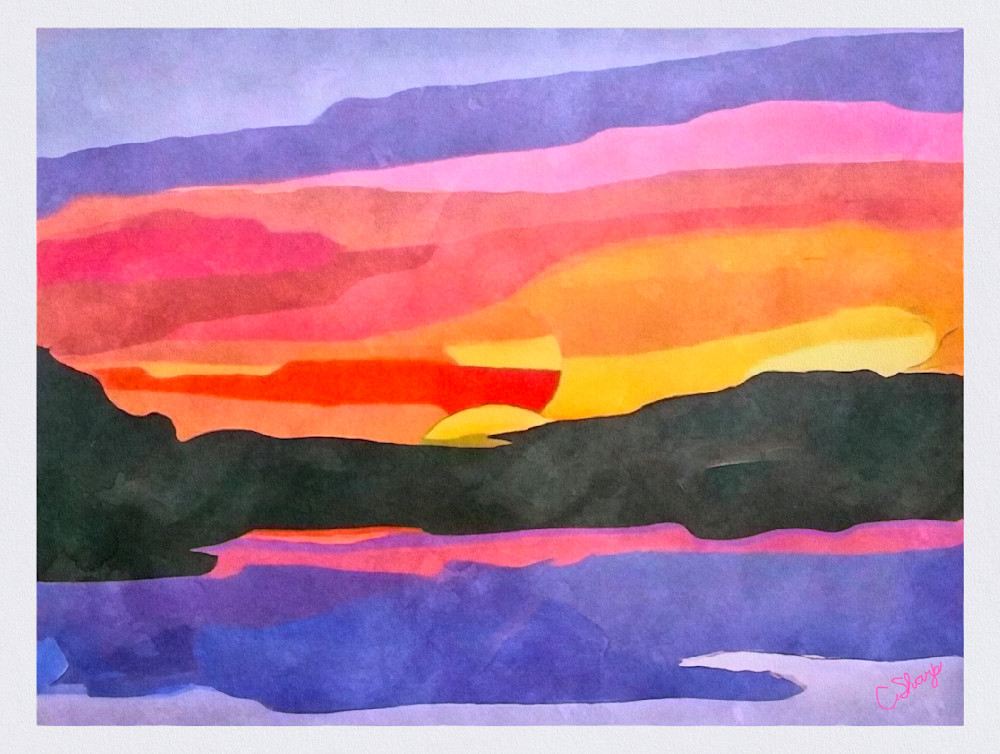 Olympics Sunset Art | csharp art