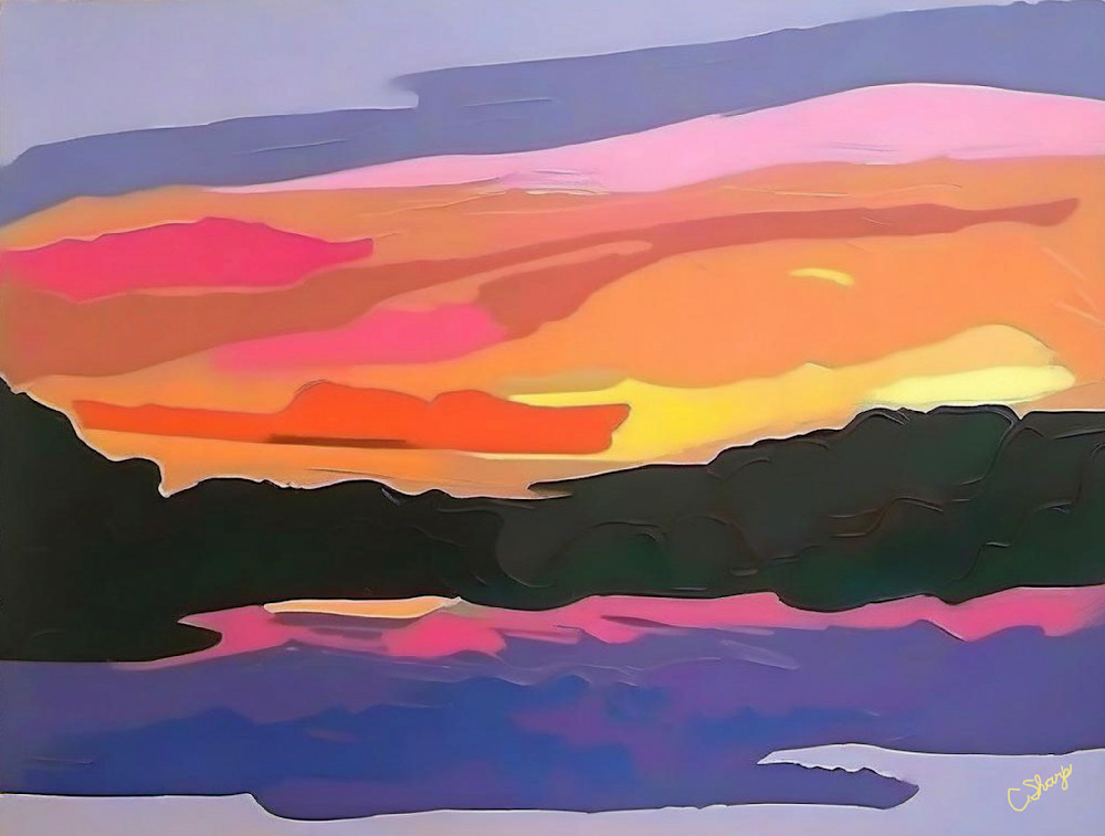 Olympics  Sunset Iii Art | csharp art