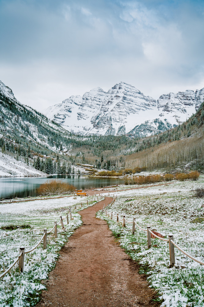 Spring Snow at Maroon Bells Spring Snow at Maroon Bells