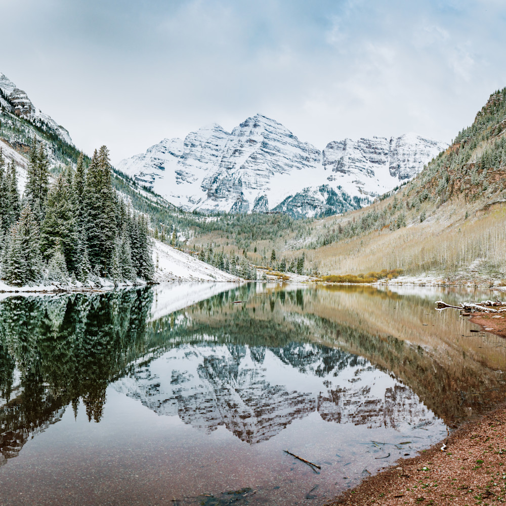 Spring Reflection Maroon Bells Spring Reflection Maroon Bells