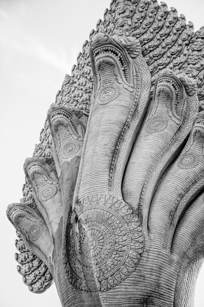 Snakes of Enlightenment - Monochrome Sculpture Photography