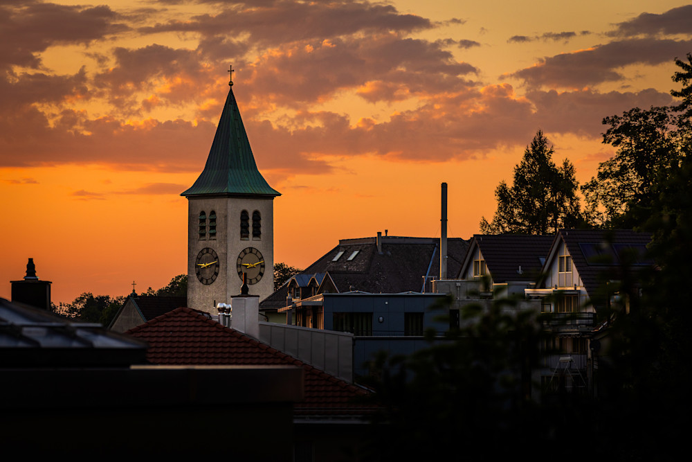 Herisau Clock Tower Photography Art | John Lazo Photography