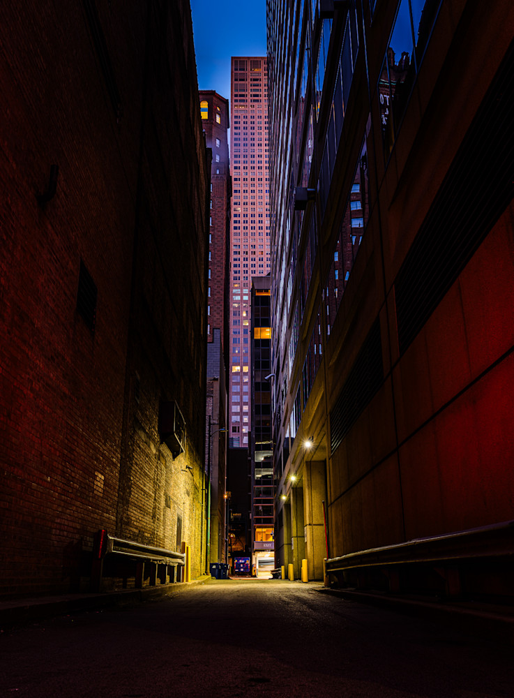Blue Hour Alley Photography Art | John Lazo Photography