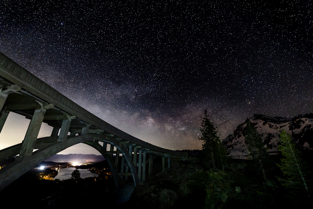 Milky Way Above Donner Lake 9
