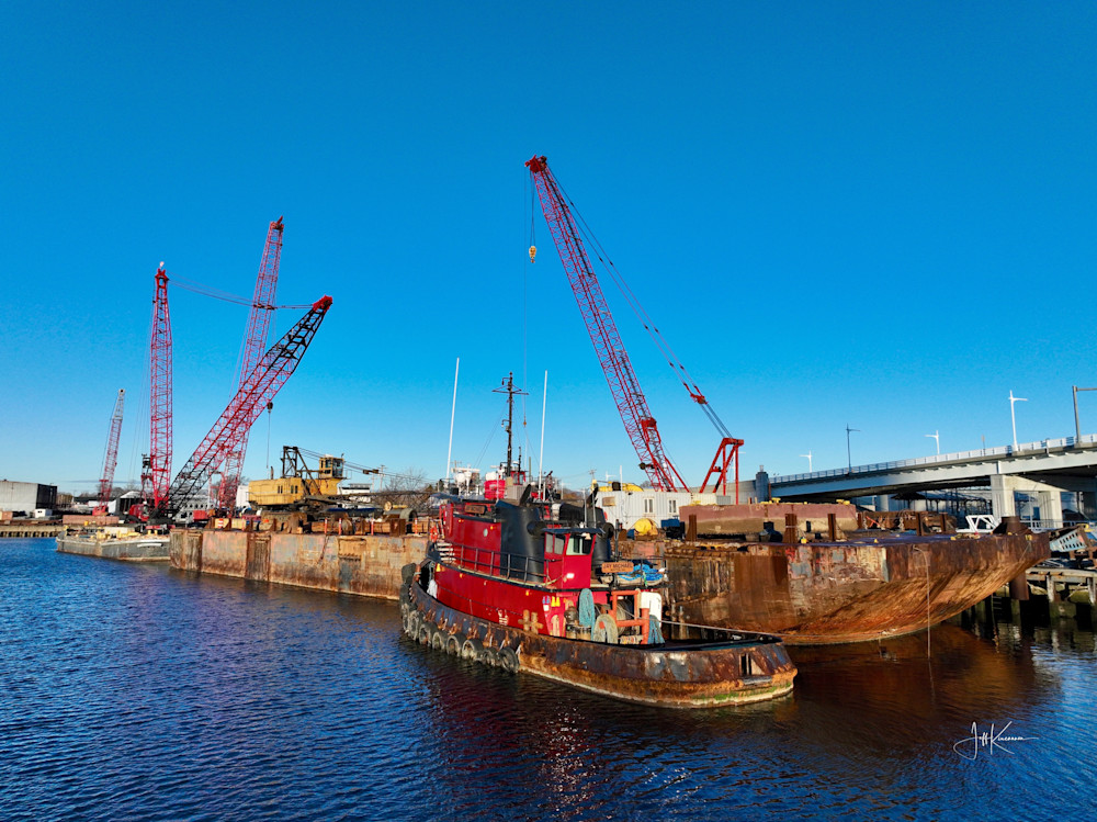 On The Water Construction Photography Art | Artistic Insights Aerial Photography