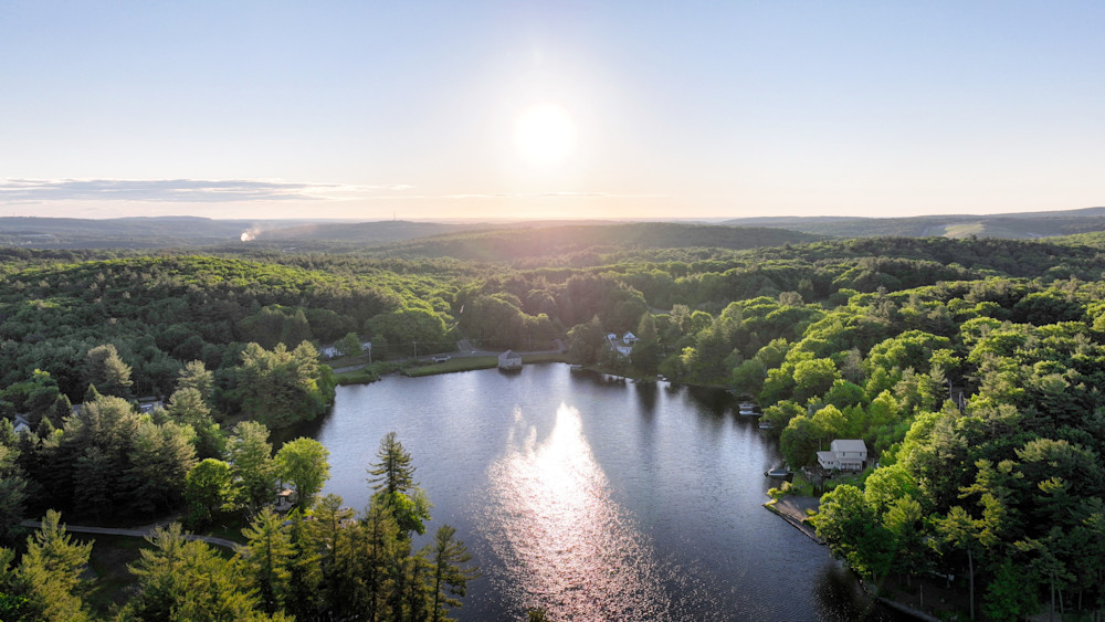 Wyman Pond Sunrise Photography Art | Artistic Insights Aerial Photography