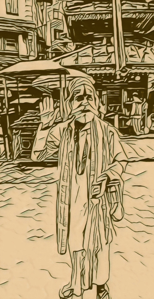 Golden Lotus Gesture - Traditional Portrait Expression