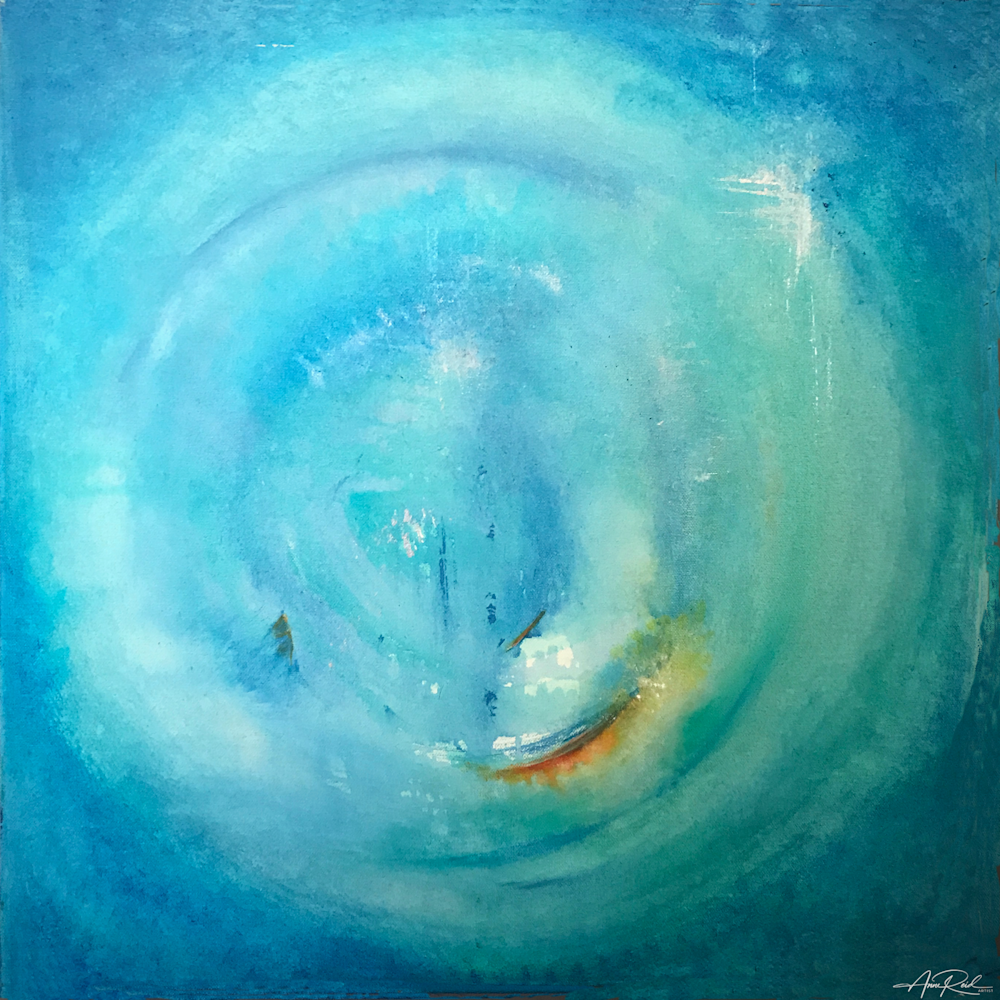 Advent 7 | Turquoise Abstract Fine-Art Print by Anne Reid - Canada