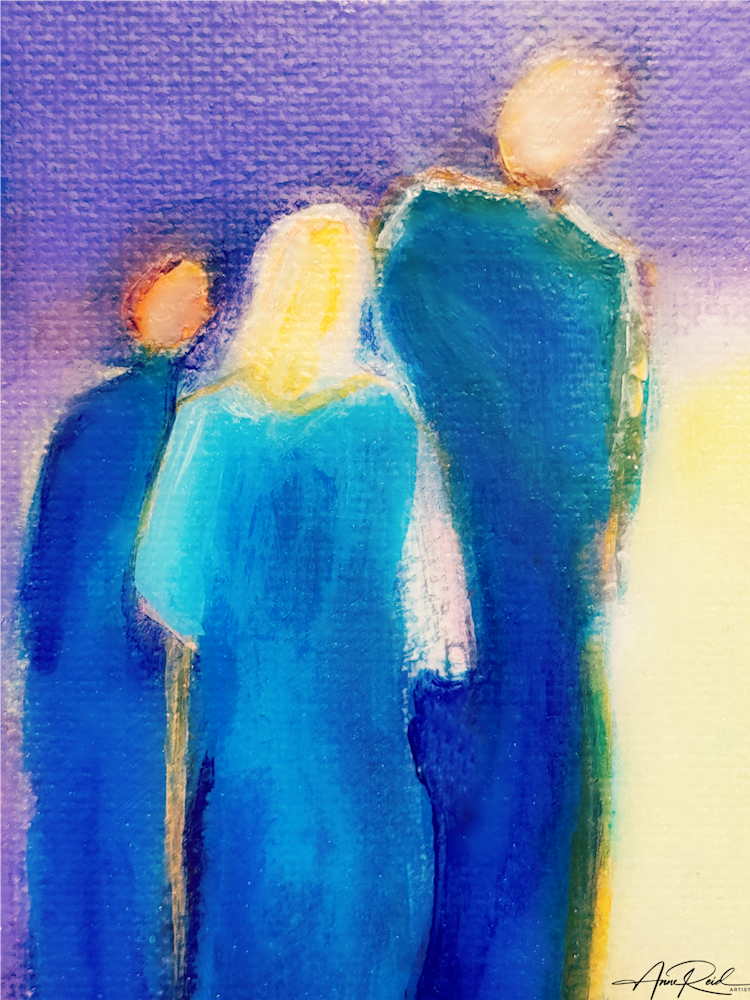 Wilderness 9 by Anne Reid Artist – Abstract Expressionist Print Inspired by Exodus - Canada