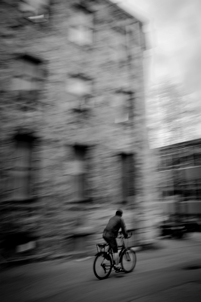 The Cyclist In A Downtown Alley Photography Art | Pixel R Photography The Cyclist In A Downtown Alley Photography Art | Pixel R Photography